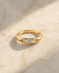 Marquise Wedding Band in Gold
