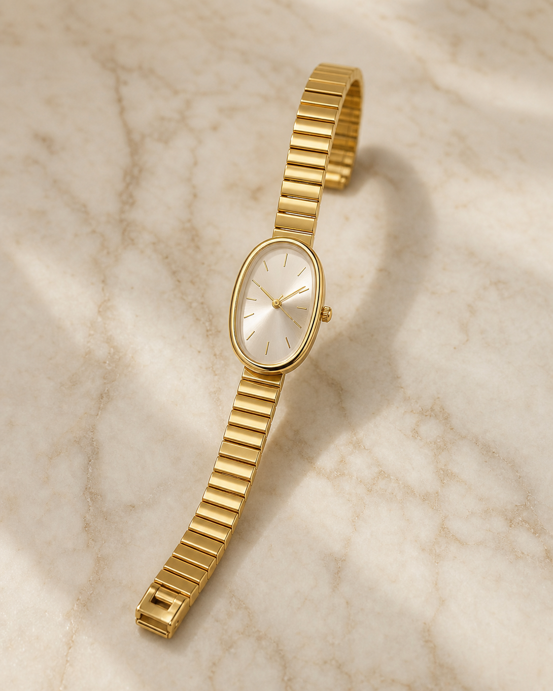 Bracelet Quartz Watch in Gold