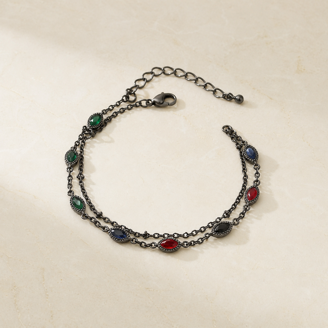 Pavé Crystal Bracelet in 18k Gold