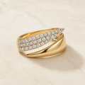 Sun Signet Ring in 18k Gold