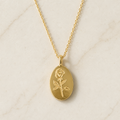 Cameo Bloom Pendant in 18k Gold