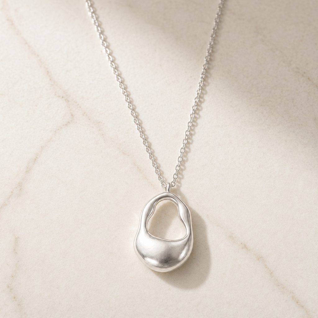 Sculpted Statement Pendant in 18k Gold